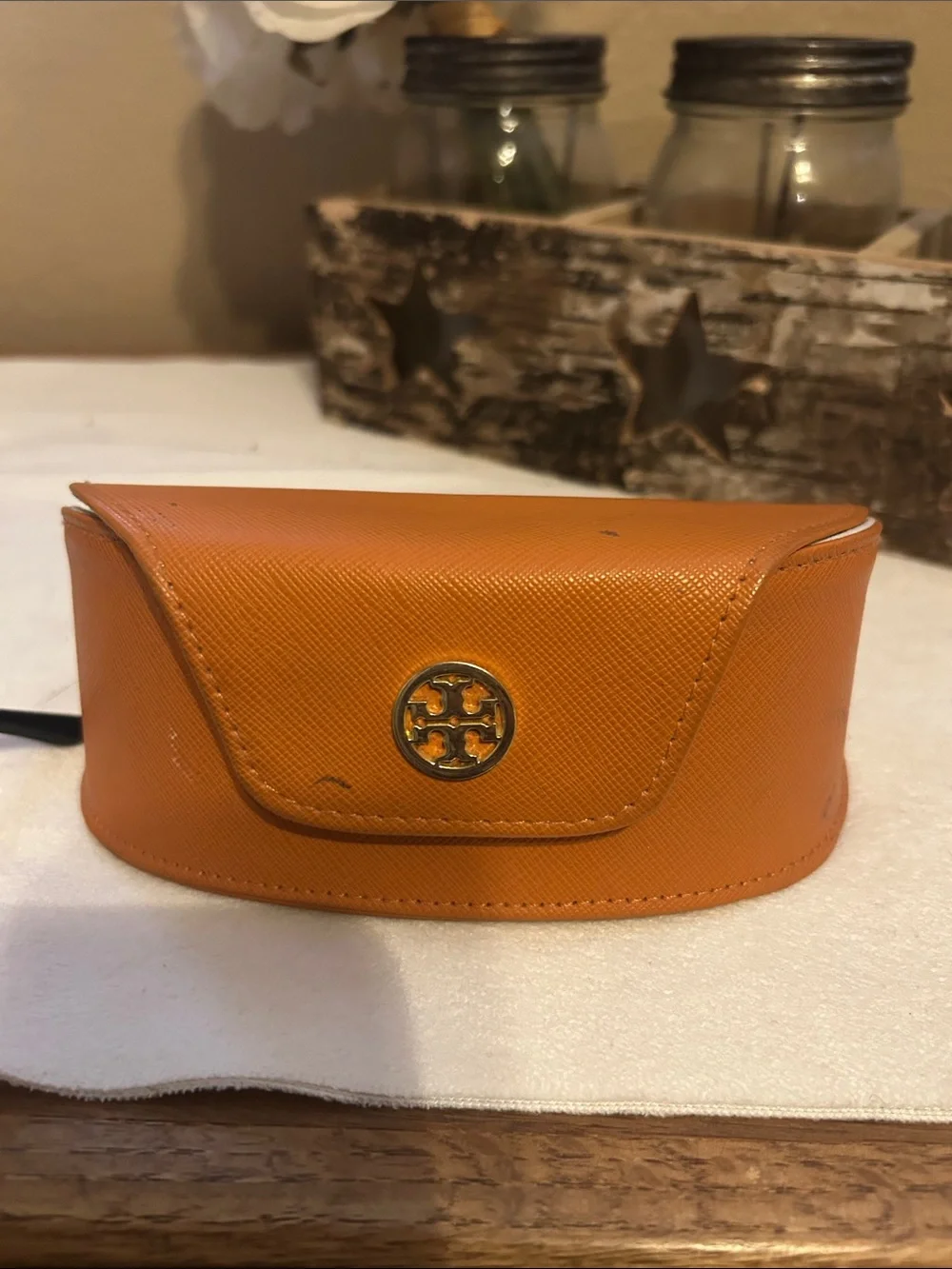 Tory Burch Black Oversized Square Sunglasses with Gradient Lenses